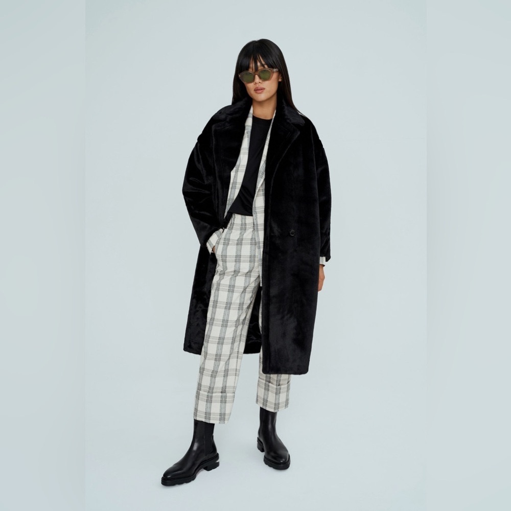 NWOT Noize Estelle Faux Fur Coat